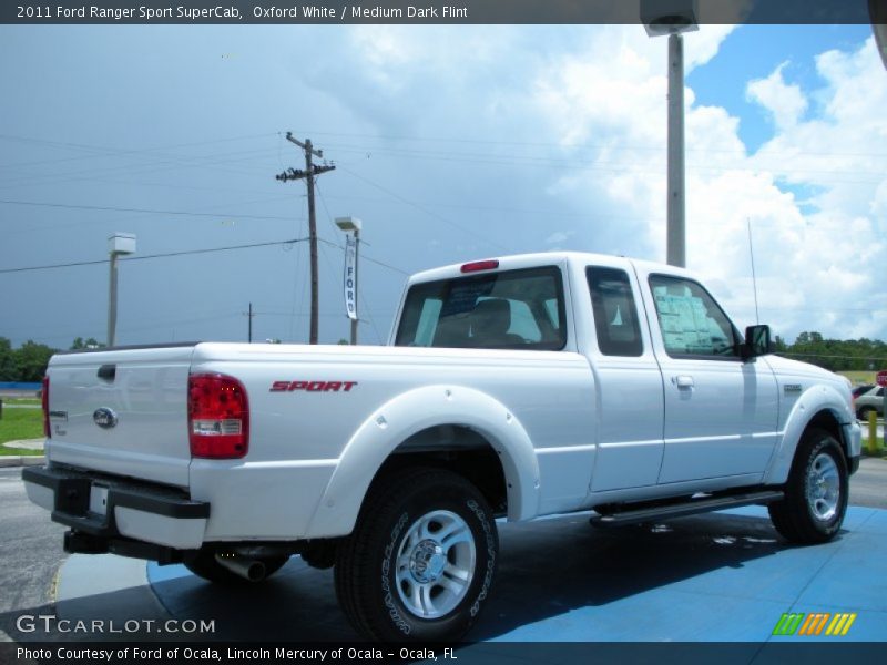 Oxford White / Medium Dark Flint 2011 Ford Ranger Sport SuperCab