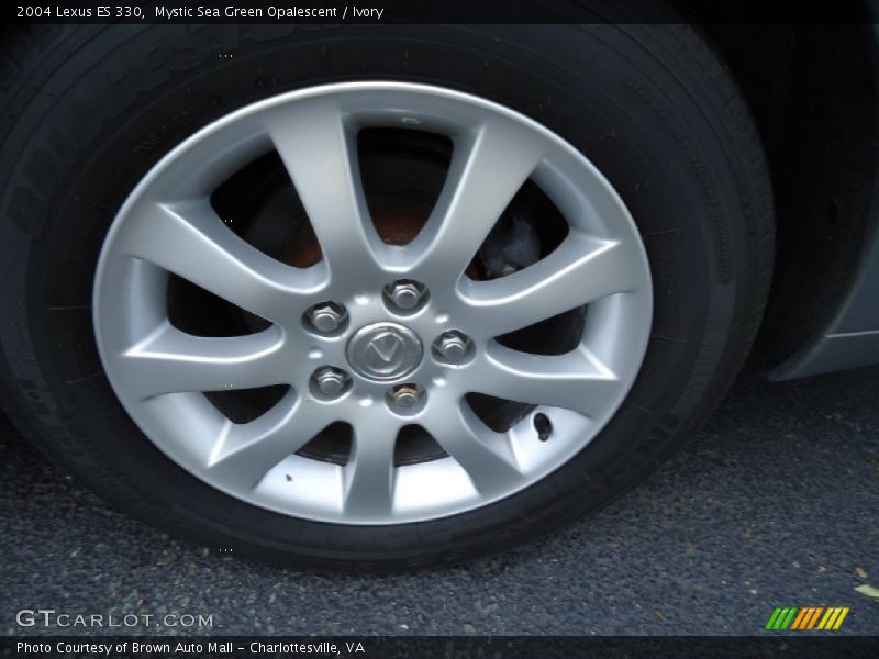 Mystic Sea Green Opalescent / Ivory 2004 Lexus ES 330