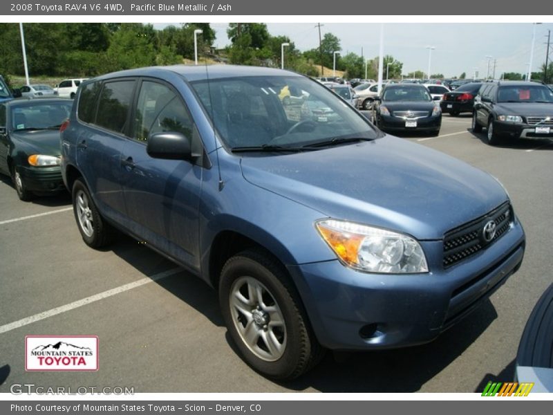 Pacific Blue Metallic / Ash 2008 Toyota RAV4 V6 4WD