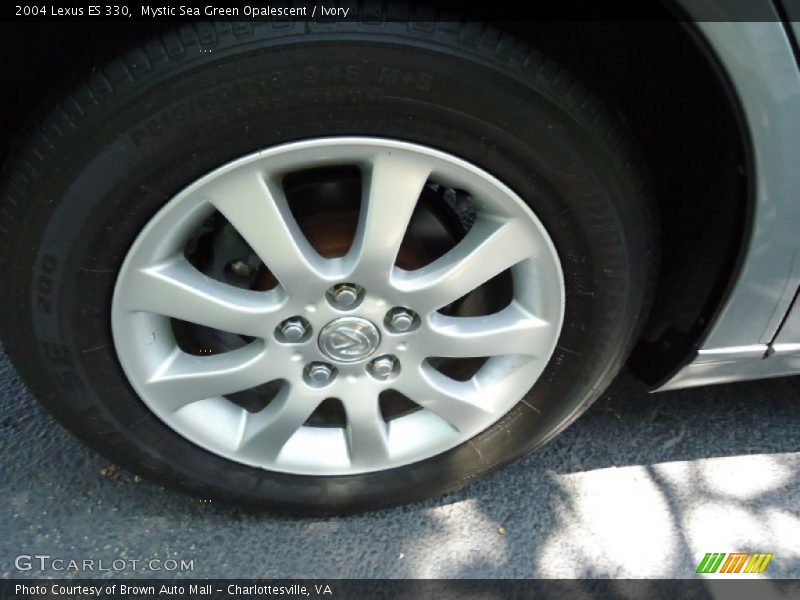 Mystic Sea Green Opalescent / Ivory 2004 Lexus ES 330