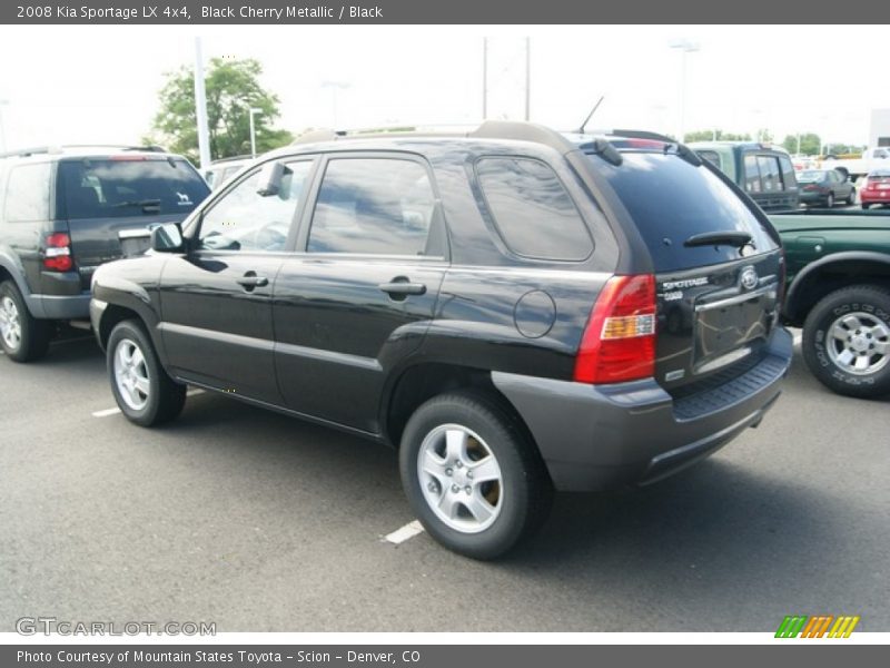 Black Cherry Metallic / Black 2008 Kia Sportage LX 4x4