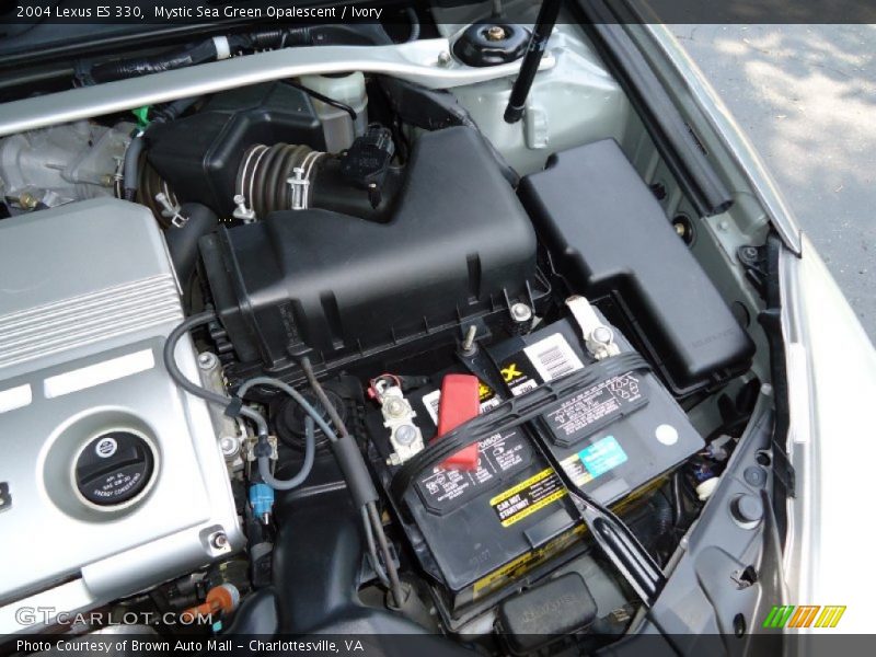 Mystic Sea Green Opalescent / Ivory 2004 Lexus ES 330