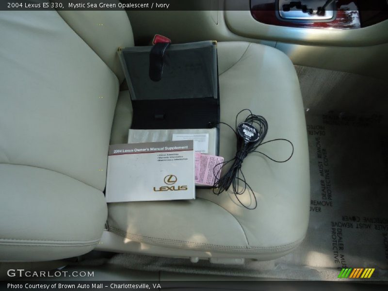 Mystic Sea Green Opalescent / Ivory 2004 Lexus ES 330