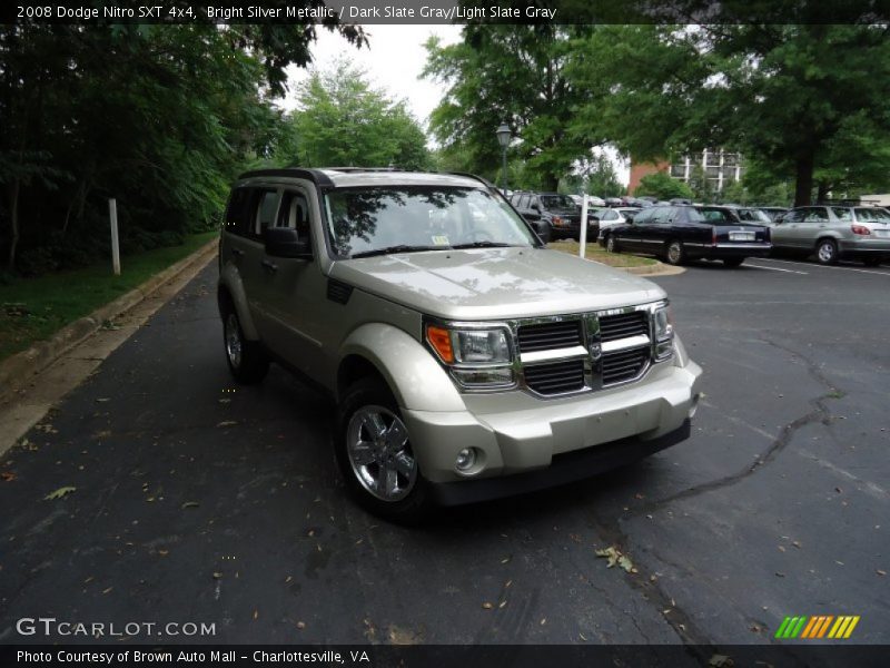 Bright Silver Metallic / Dark Slate Gray/Light Slate Gray 2008 Dodge Nitro SXT 4x4
