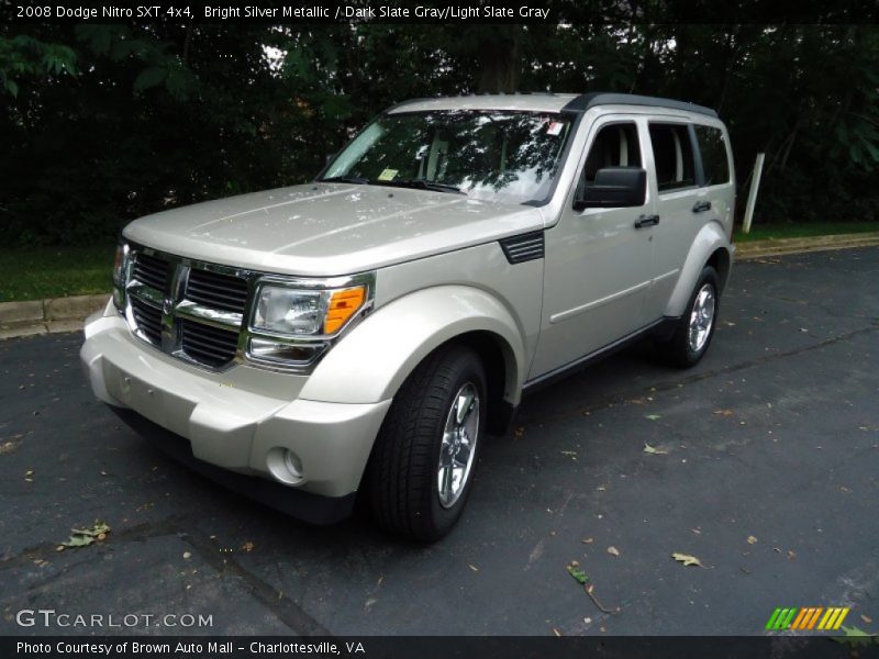 Bright Silver Metallic / Dark Slate Gray/Light Slate Gray 2008 Dodge Nitro SXT 4x4