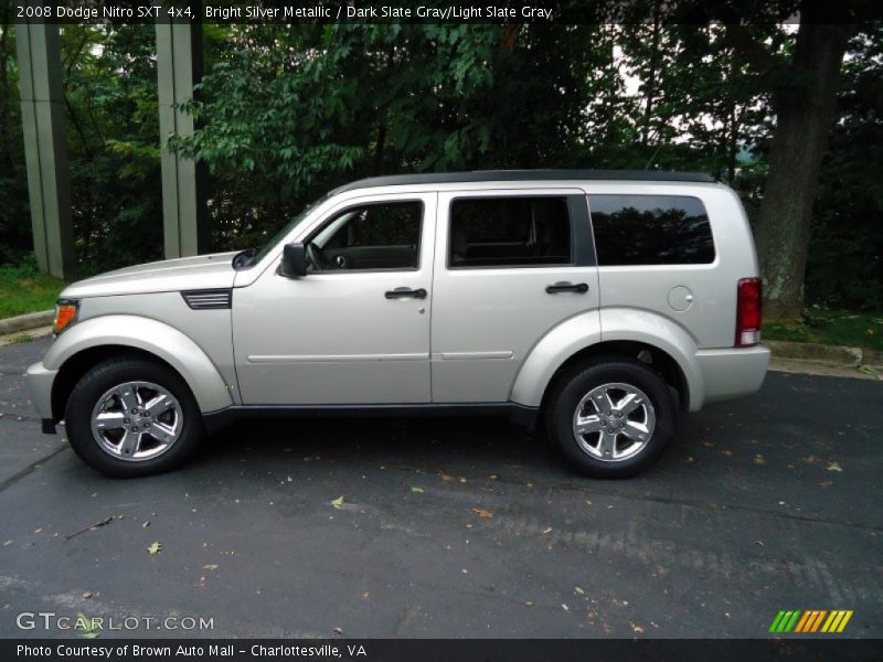 Bright Silver Metallic / Dark Slate Gray/Light Slate Gray 2008 Dodge Nitro SXT 4x4