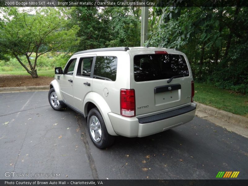 Bright Silver Metallic / Dark Slate Gray/Light Slate Gray 2008 Dodge Nitro SXT 4x4