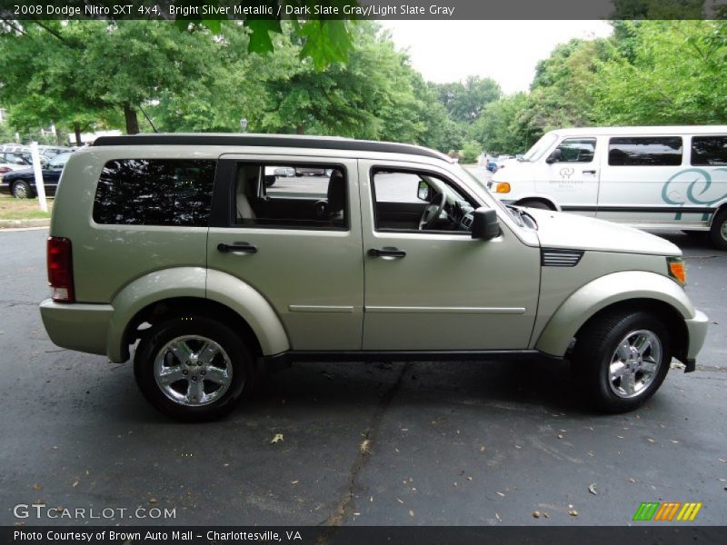 Bright Silver Metallic / Dark Slate Gray/Light Slate Gray 2008 Dodge Nitro SXT 4x4