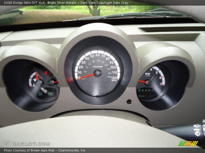 Bright Silver Metallic / Dark Slate Gray/Light Slate Gray 2008 Dodge Nitro SXT 4x4