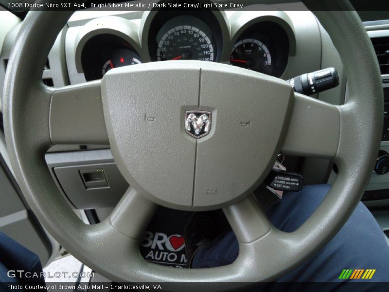 Bright Silver Metallic / Dark Slate Gray/Light Slate Gray 2008 Dodge Nitro SXT 4x4