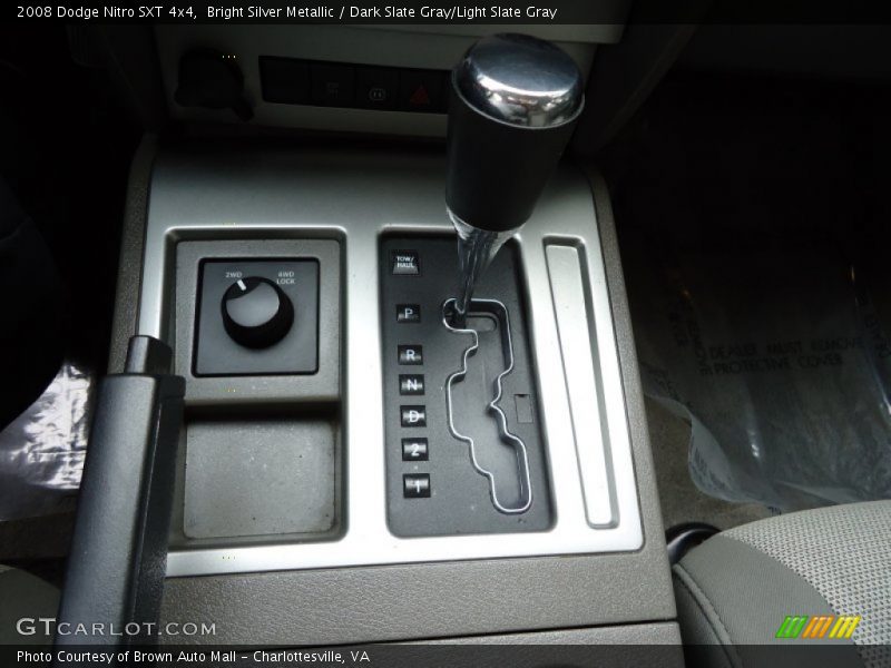 Bright Silver Metallic / Dark Slate Gray/Light Slate Gray 2008 Dodge Nitro SXT 4x4