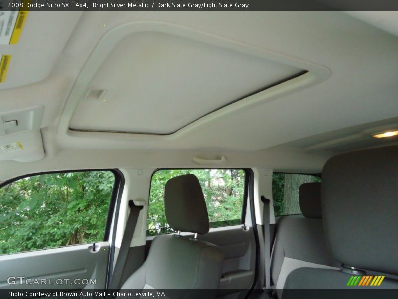 Bright Silver Metallic / Dark Slate Gray/Light Slate Gray 2008 Dodge Nitro SXT 4x4