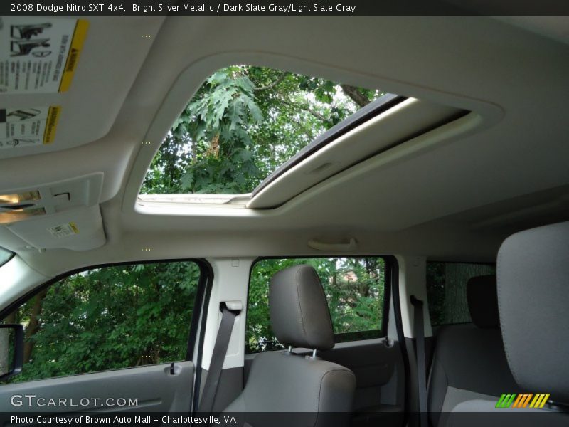 Bright Silver Metallic / Dark Slate Gray/Light Slate Gray 2008 Dodge Nitro SXT 4x4