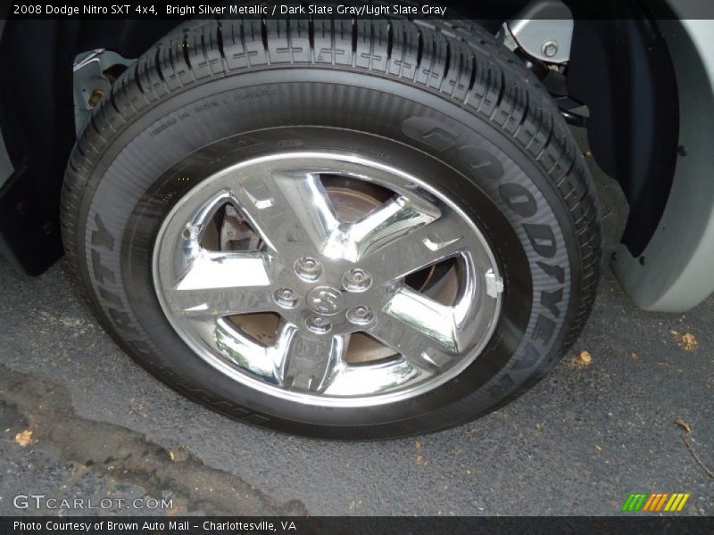 Bright Silver Metallic / Dark Slate Gray/Light Slate Gray 2008 Dodge Nitro SXT 4x4