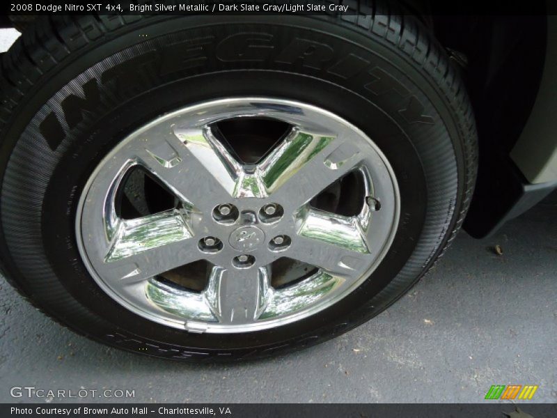 Bright Silver Metallic / Dark Slate Gray/Light Slate Gray 2008 Dodge Nitro SXT 4x4