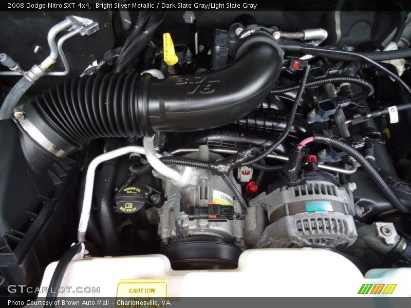 Bright Silver Metallic / Dark Slate Gray/Light Slate Gray 2008 Dodge Nitro SXT 4x4