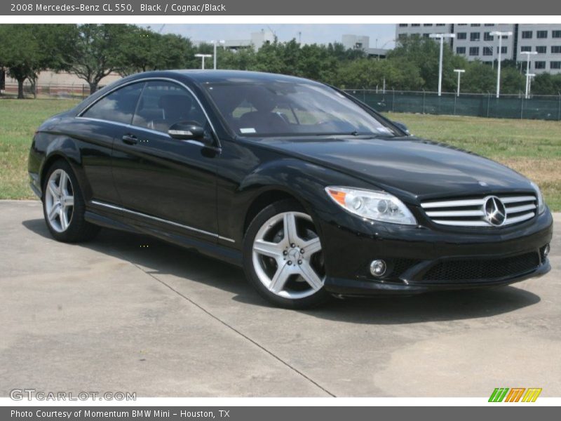 Black / Cognac/Black 2008 Mercedes-Benz CL 550
