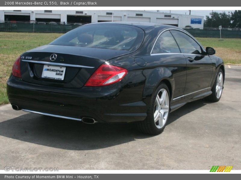 Black / Cognac/Black 2008 Mercedes-Benz CL 550