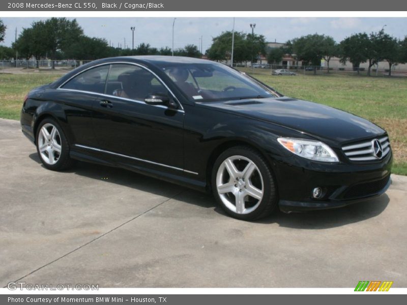 Black / Cognac/Black 2008 Mercedes-Benz CL 550