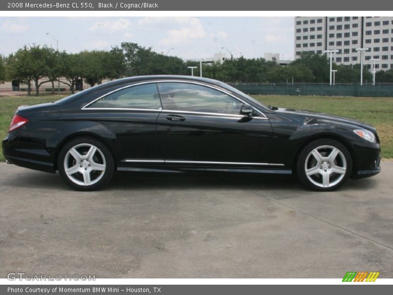 Black / Cognac/Black 2008 Mercedes-Benz CL 550