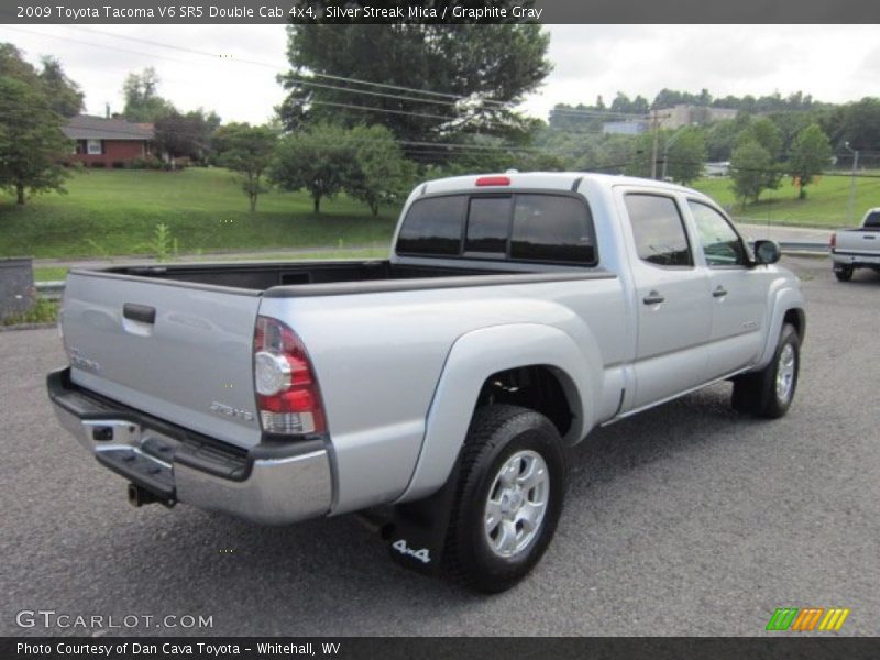 Silver Streak Mica / Graphite Gray 2009 Toyota Tacoma V6 SR5 Double Cab 4x4