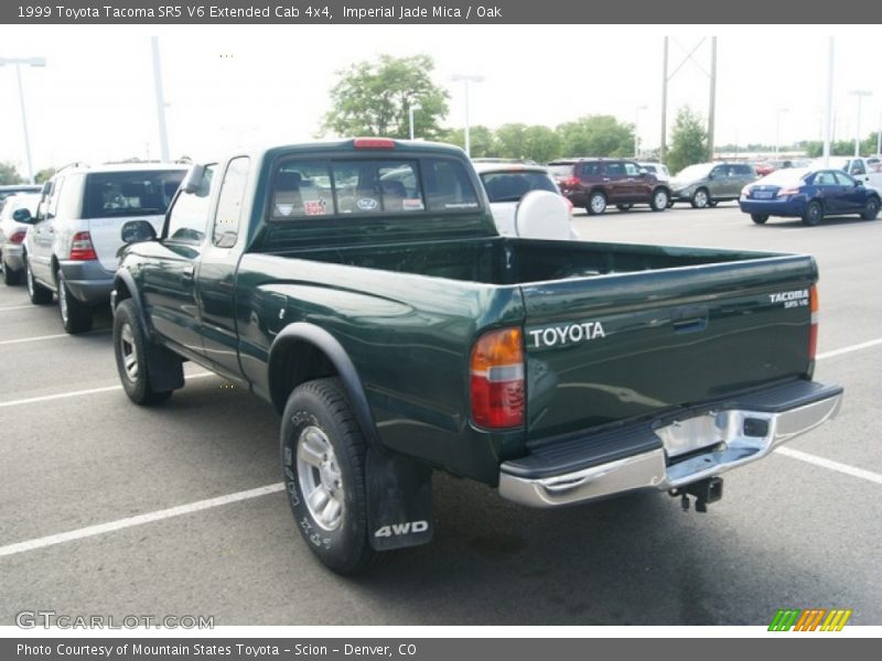 Imperial Jade Mica / Oak 1999 Toyota Tacoma SR5 V6 Extended Cab 4x4