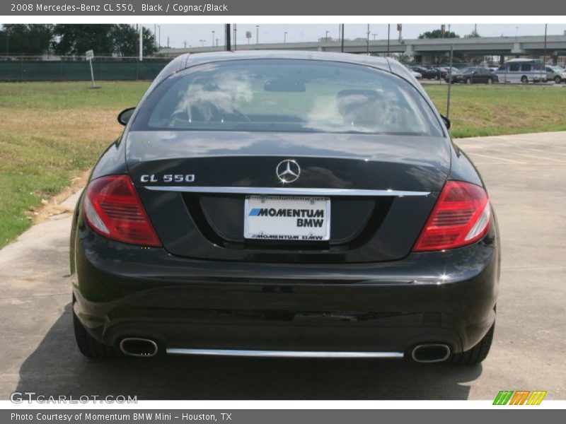 Black / Cognac/Black 2008 Mercedes-Benz CL 550