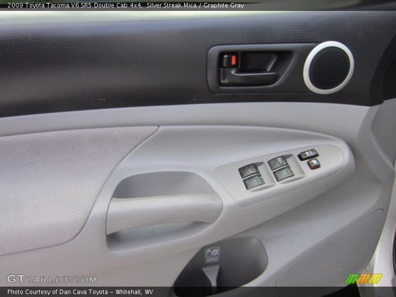 Silver Streak Mica / Graphite Gray 2009 Toyota Tacoma V6 SR5 Double Cab 4x4