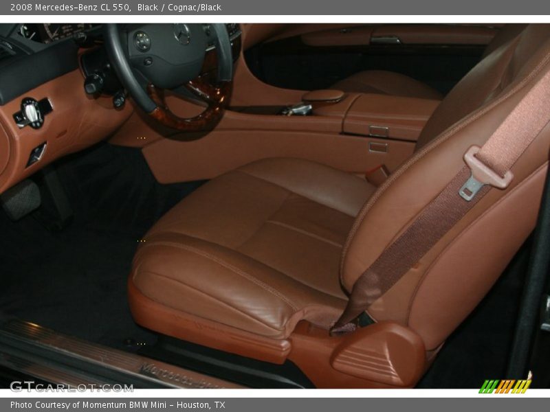 Black / Cognac/Black 2008 Mercedes-Benz CL 550