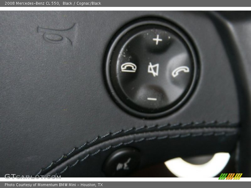 Black / Cognac/Black 2008 Mercedes-Benz CL 550