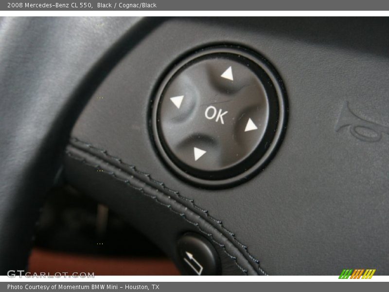 Black / Cognac/Black 2008 Mercedes-Benz CL 550