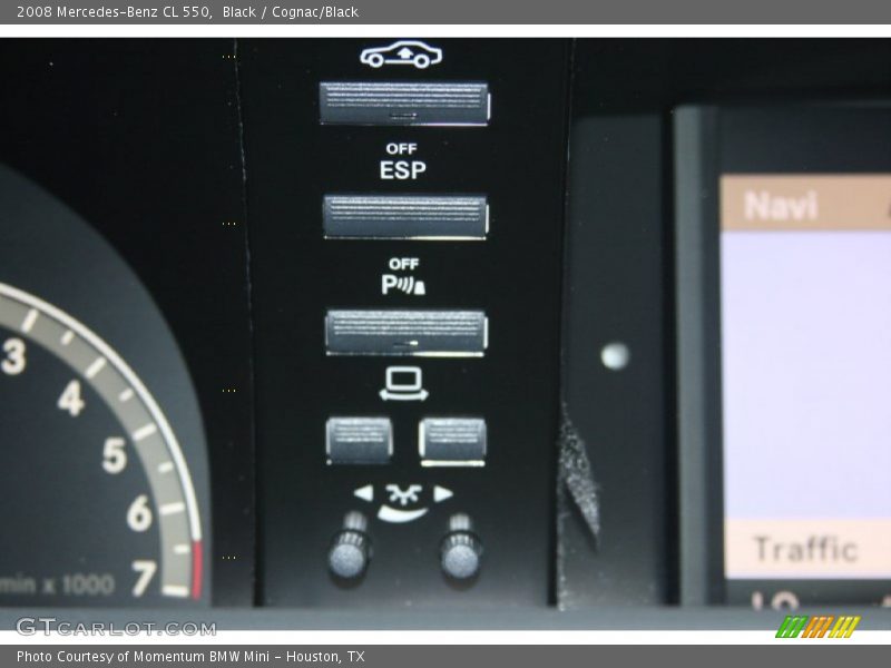 Black / Cognac/Black 2008 Mercedes-Benz CL 550