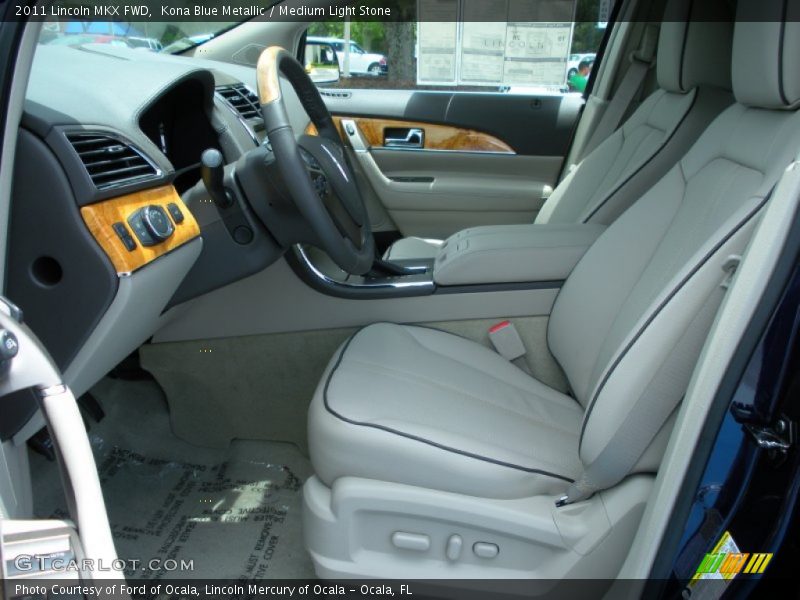 Kona Blue Metallic / Medium Light Stone 2011 Lincoln MKX FWD