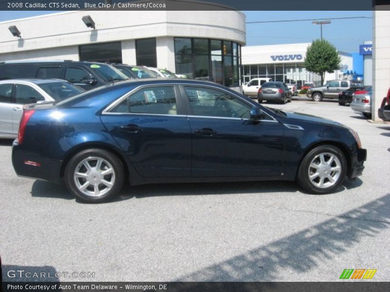 Blue Chip / Cashmere/Cocoa 2008 Cadillac CTS Sedan