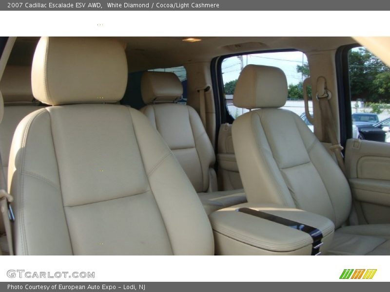 White Diamond / Cocoa/Light Cashmere 2007 Cadillac Escalade ESV AWD