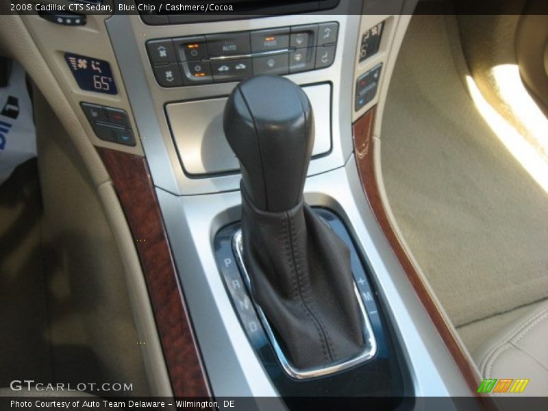 Blue Chip / Cashmere/Cocoa 2008 Cadillac CTS Sedan