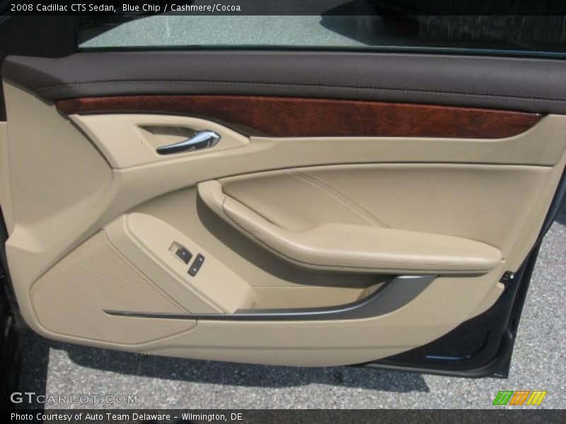 Blue Chip / Cashmere/Cocoa 2008 Cadillac CTS Sedan