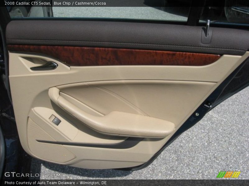 Blue Chip / Cashmere/Cocoa 2008 Cadillac CTS Sedan