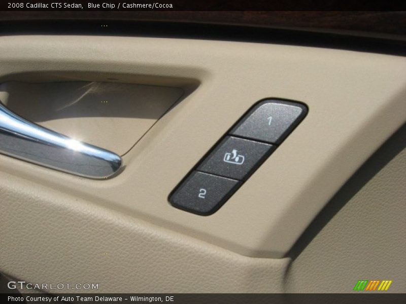 Blue Chip / Cashmere/Cocoa 2008 Cadillac CTS Sedan