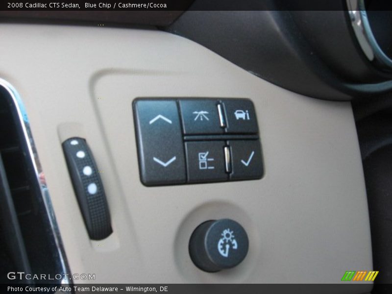Blue Chip / Cashmere/Cocoa 2008 Cadillac CTS Sedan
