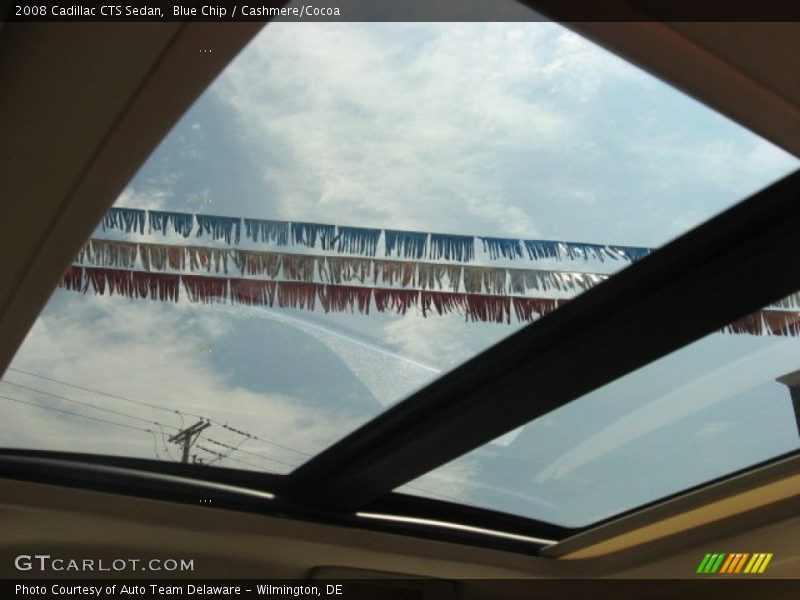 Blue Chip / Cashmere/Cocoa 2008 Cadillac CTS Sedan