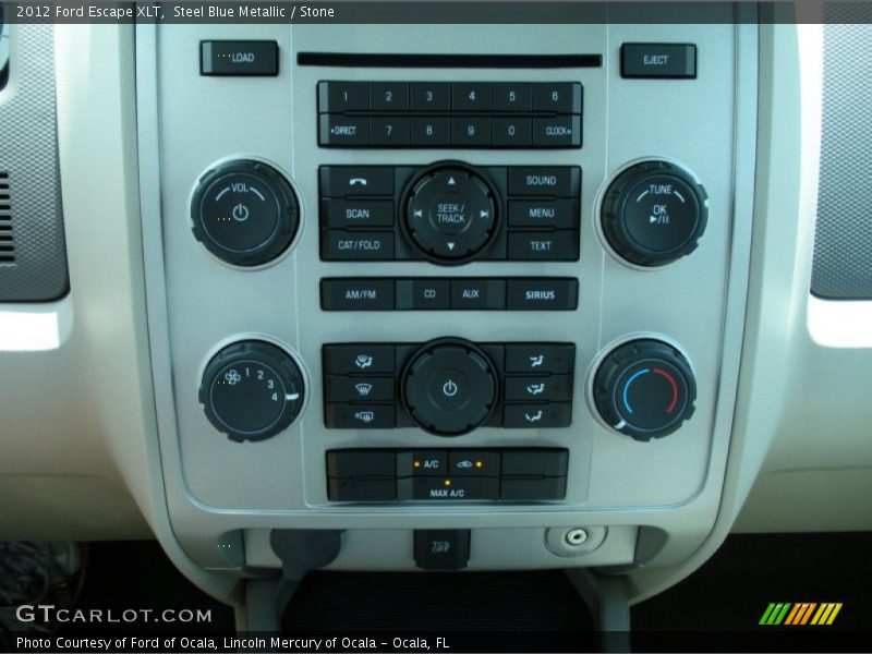 Controls of 2012 Escape XLT