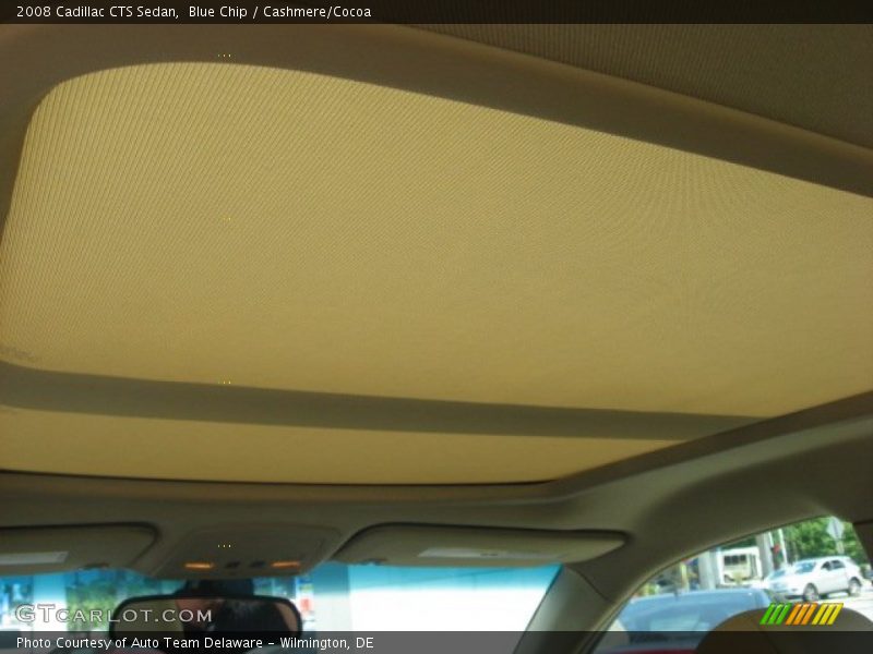 Blue Chip / Cashmere/Cocoa 2008 Cadillac CTS Sedan