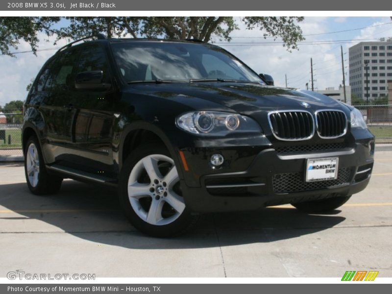 Jet Black / Black 2008 BMW X5 3.0si