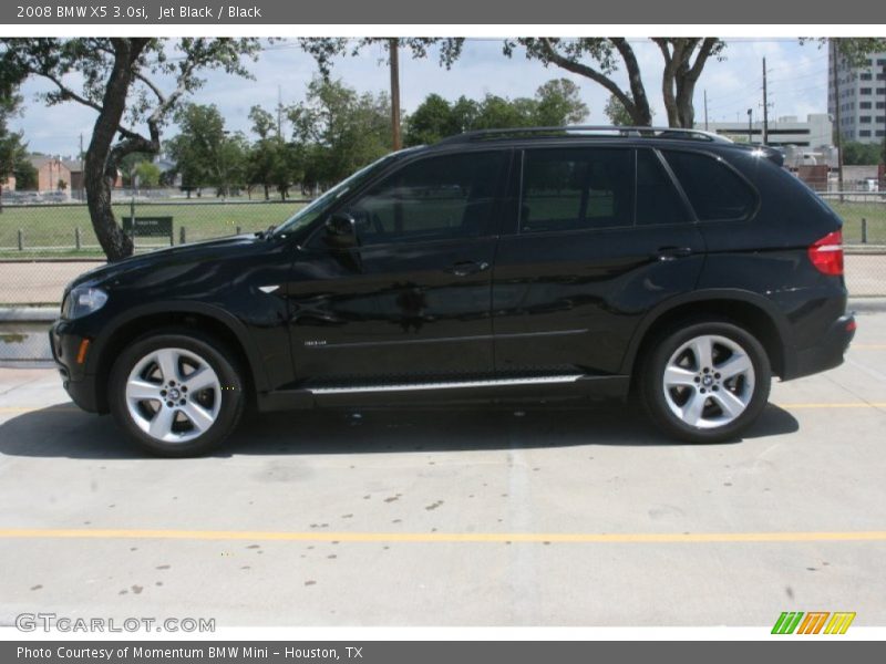 Jet Black / Black 2008 BMW X5 3.0si