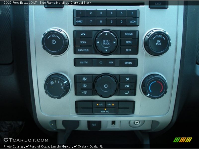 Controls of 2012 Escape XLT