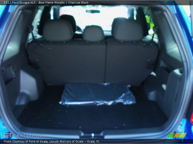 Blue Flame Metallic / Charcoal Black 2012 Ford Escape XLT