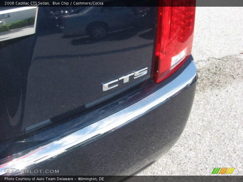 Blue Chip / Cashmere/Cocoa 2008 Cadillac CTS Sedan