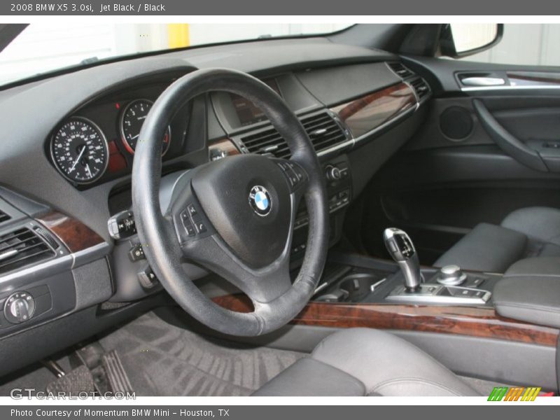 Jet Black / Black 2008 BMW X5 3.0si