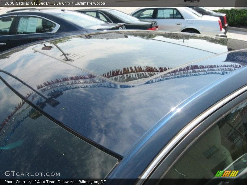 Blue Chip / Cashmere/Cocoa 2008 Cadillac CTS Sedan